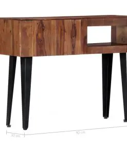 vidaXL Console Table 90x30x75 cm Solid Sheesham Wood