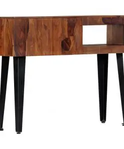 vidaXL Console Table 90x30x75 cm Solid Sheesham Wood