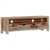 vidaXL TV Cabinet Solid Sheesham Wood 130x30x40 cm vidaXL TV Cabinet Solid Sheesham Wood 130x30x40 cm