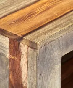 vidaXL TV Cabinet Solid Sheesham Wood 130x30x40 cm