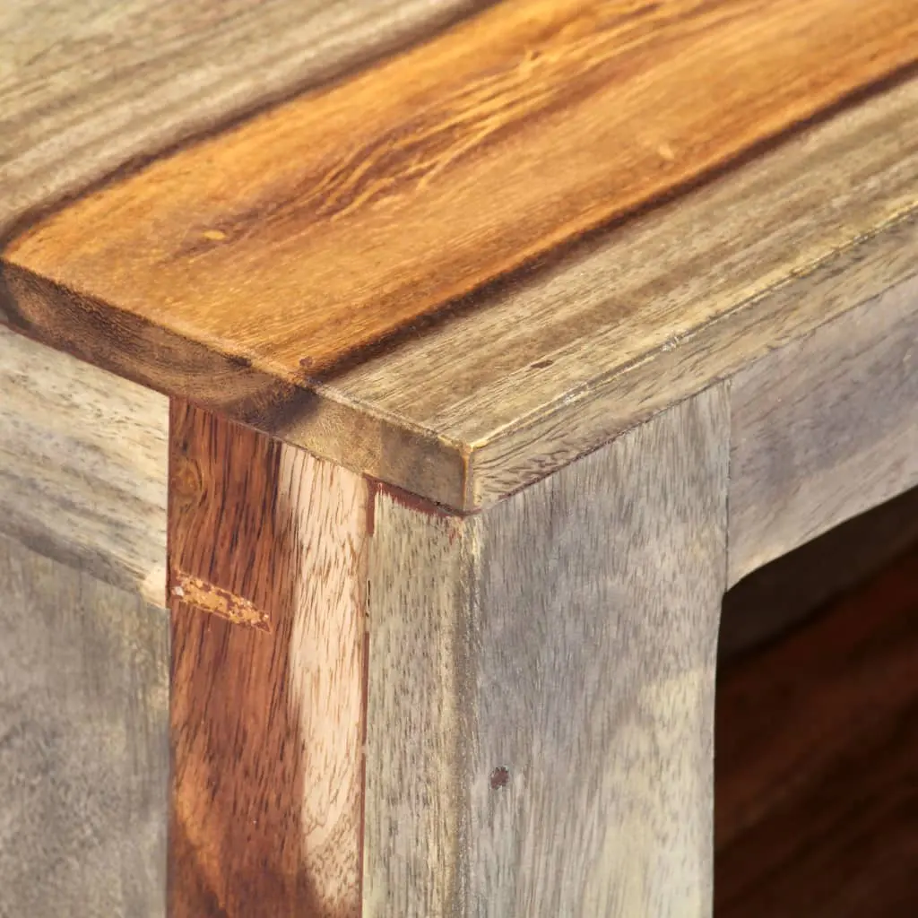 vidaXL TV Cabinet Solid Sheesham Wood 130x30x40 cm