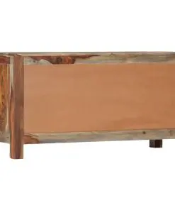 vidaXL Sideboard Grey 100x30x50 cm Solid Sheesham Wood