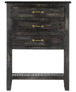 vidaXL Side Cabinet 60x30x80 cm Solid Mango Wood