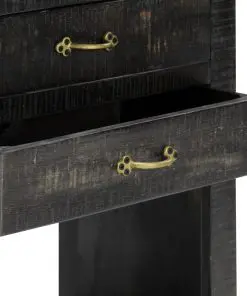 vidaXL Side Cabinet 60x30x80 cm Solid Mango Wood