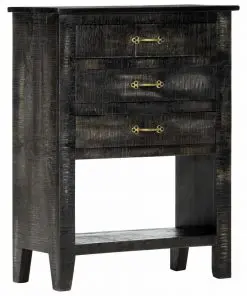 vidaXL Side Cabinet 60x30x80 cm Solid Mango Wood