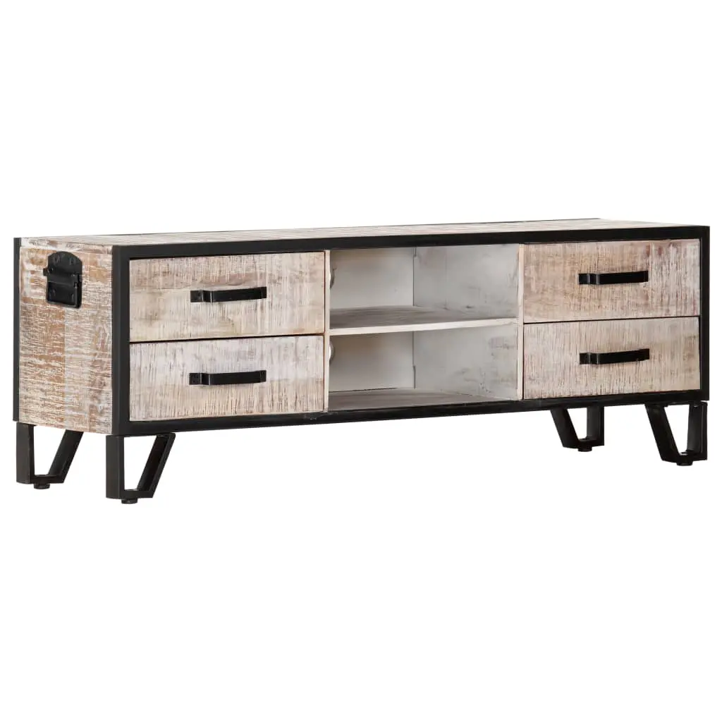 vidaXL TV Cabinet 120x30x40 cm Solid Acacia Wood