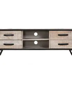 vidaXL TV Cabinet 120x30x40 cm Solid Acacia Wood
