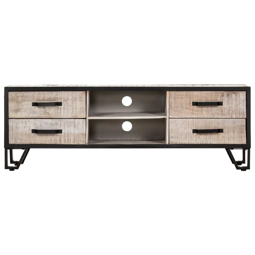 vidaXL TV Cabinet 120x30x40 cm Solid Acacia Wood
