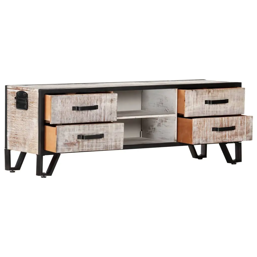 vidaXL TV Cabinet 120x30x40 cm Solid Acacia Wood