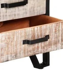 vidaXL TV Cabinet 120x30x40 cm Solid Acacia Wood