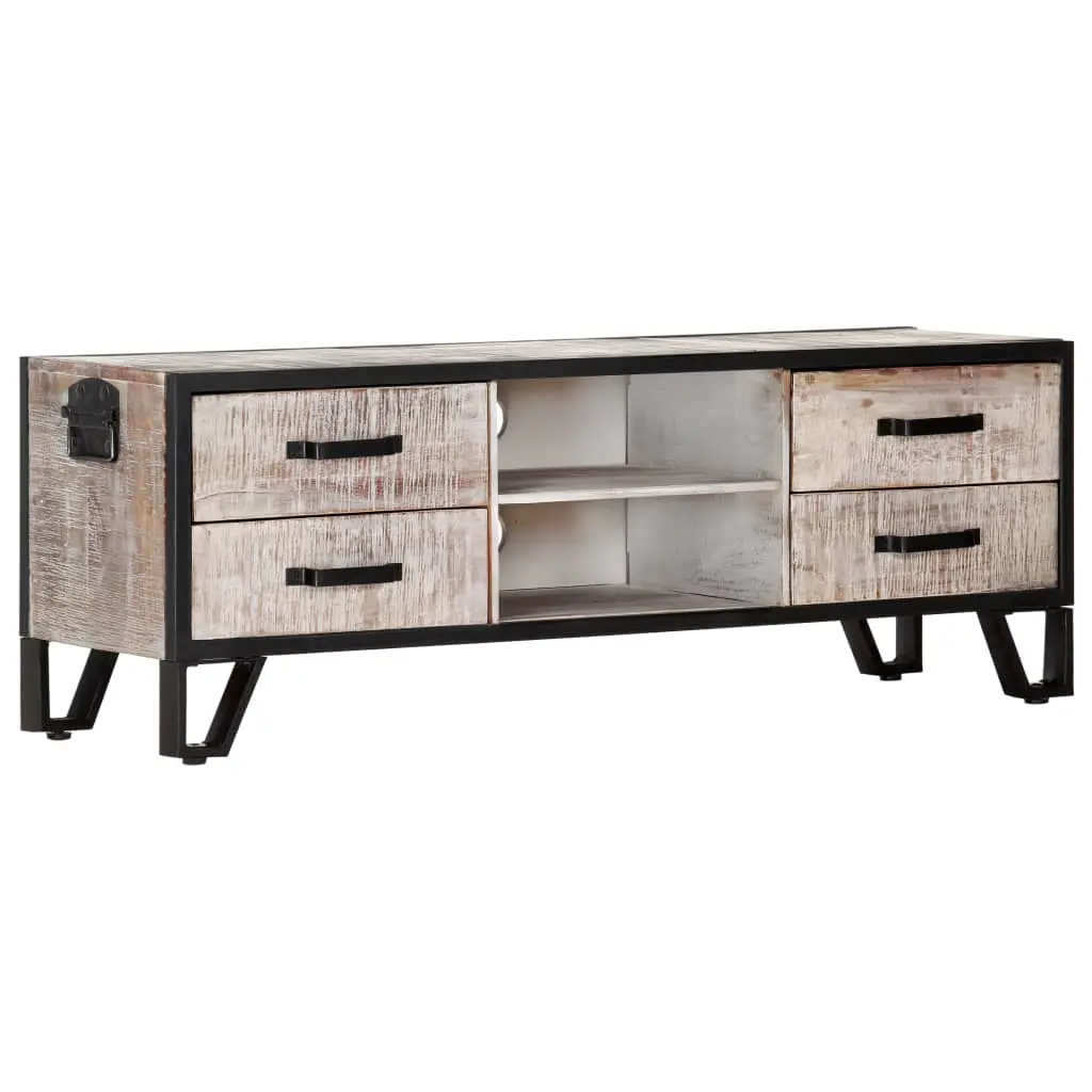 vidaXL TV Cabinet 120x30x40 cm Solid Acacia Wood
