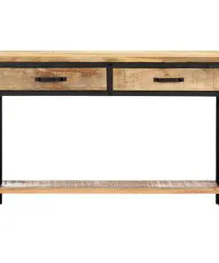 vidaXL Console Table 120x30x76 cm Solid Mango Wood