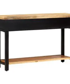 vidaXL Console Table 120x30x76 cm Solid Mango Wood