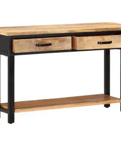 vidaXL Console Table 120x30x76 cm Solid Mango Wood