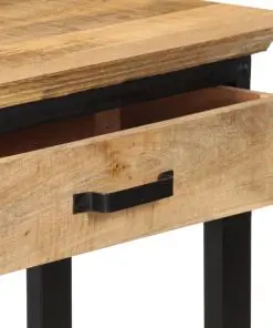 vidaXL Console Table 120x30x76 cm Solid Mango Wood