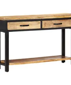 vidaXL Console Table 120x30x76 cm Solid Mango Wood