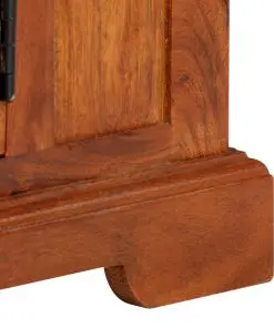 vidaXL TV Cabinet 119x30x40 cm Solid Acacia Wood