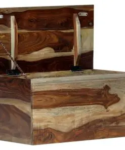 vidaXL Storage Chest 57x30x30 cm Solid Sheesham Wood