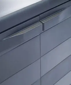 vidaXL Garden Storage Cabinet XL 78x46x94 cm Plastic