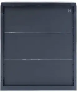 vidaXL Garden Storage Cabinet XL 78x46x94 cm Plastic