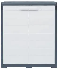 vidaXL Garden Storage Cabinet XL 78x46x94 cm Plastic