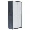 vidaXL Garden Storage Cabinet XL 78x46x175 cm Plastic