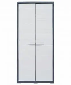 vidaXL Garden Storage Cabinet XL 78x46x175 cm Plastic