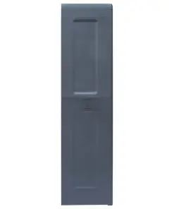 vidaXL Garden Storage Cabinet XL 78x46x175 cm Plastic