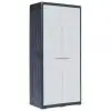 vidaXL Garden Storage Cabinet XL 78x46x175 cm Plastic