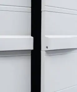 vidaXL Garden Storage Cabinet XL 78x46x175 cm Plastic