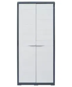 vidaXL Garden Storage Cabinet XL 78x46x175 cm Plastic