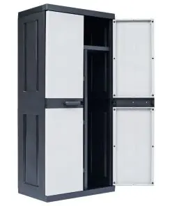 vidaXL Garden Storage Cabinet XXL 89x54x190 cm Plastic
