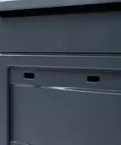 vidaXL Garden Composter Grey 60x60x73 cm 260 L