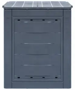 vidaXL Garden Composter Grey 60x60x73 cm 260 L