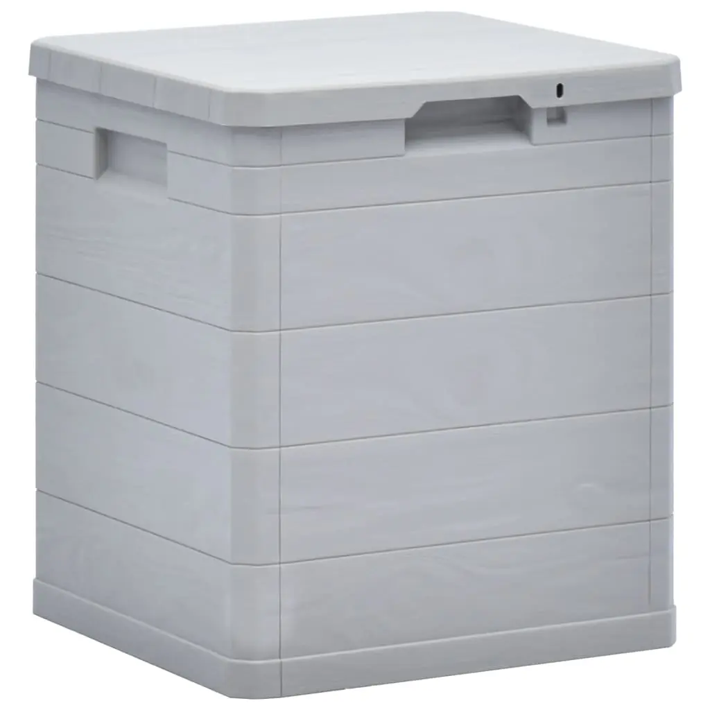vidaXL Garden Storage Box 90 L Light Grey