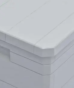 vidaXL Garden Storage Box 90 L Light Grey