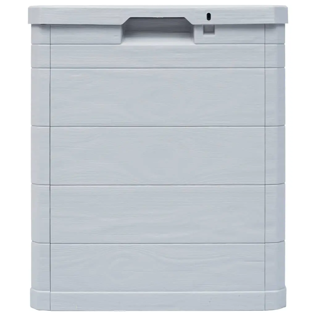 vidaXL Garden Storage Box 90 L Light Grey