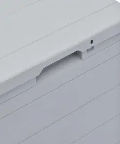 vidaXL Garden Storage Box 90 L Light Grey