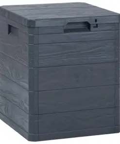 vidaXL Garden Storage Box 90 L Anthracite