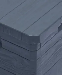vidaXL Garden Storage Box 90 L Anthracite