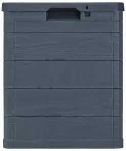 vidaXL Garden Storage Box 90 L Anthracite