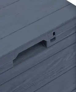 vidaXL Garden Storage Box 90 L Anthracite