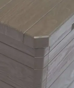 vidaXL Garden Storage Box 90 L Brown