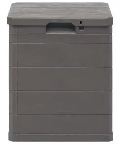 vidaXL Garden Storage Box 90 L Brown