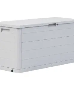 vidaXL Garden Storage Box 280 L Light Grey