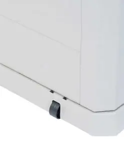 vidaXL Garden Storage Box 280 L Light Grey