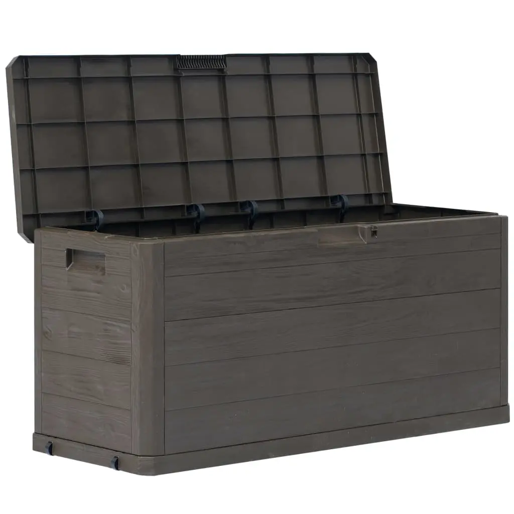 vidaXL Garden Storage Box 280 L Brown