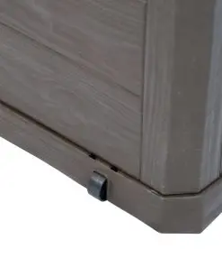 vidaXL Garden Storage Box 280 L Brown