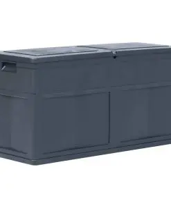 vidaXL Garden Storage Box 320 L Black