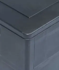 vidaXL Garden Storage Box 320 L Black